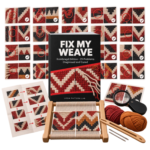 Fix My Weave, Krokbragd Edition: 25 Weaving Problems Diagnosed and Repaired